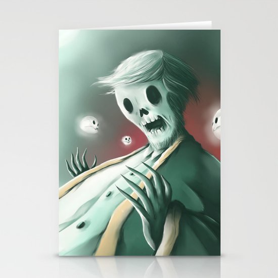 The haunted thoughts Stationery Cards