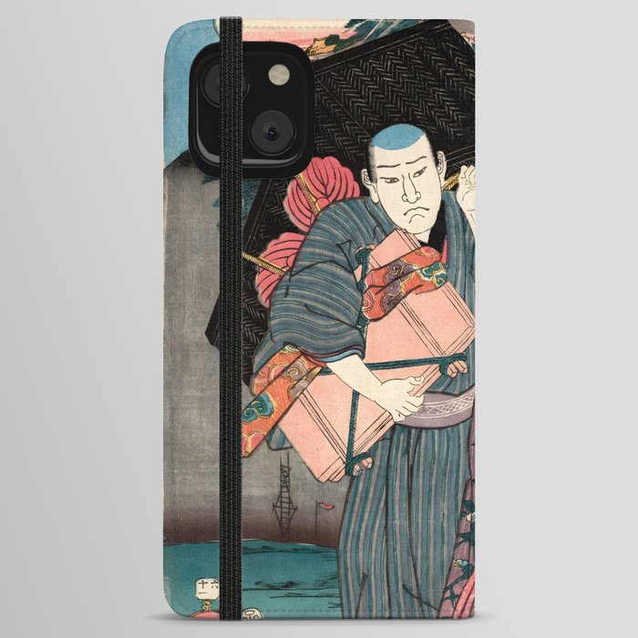 The Dancer Sankatsu (Utagawa Kuniyoshi) iPhone Wallet Case