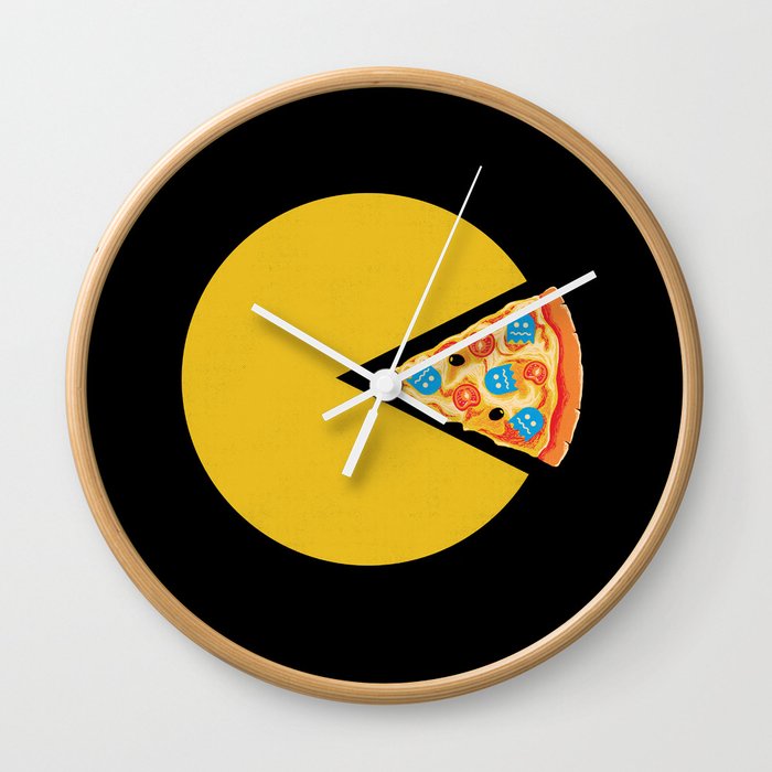 Pizza-Man Wall Clock