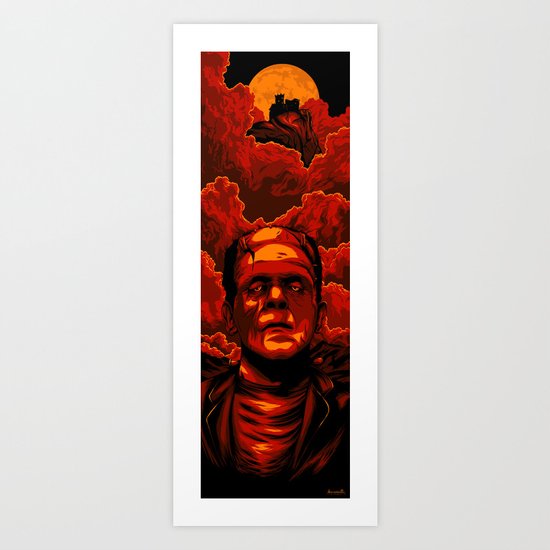 Frankenstein Art Print