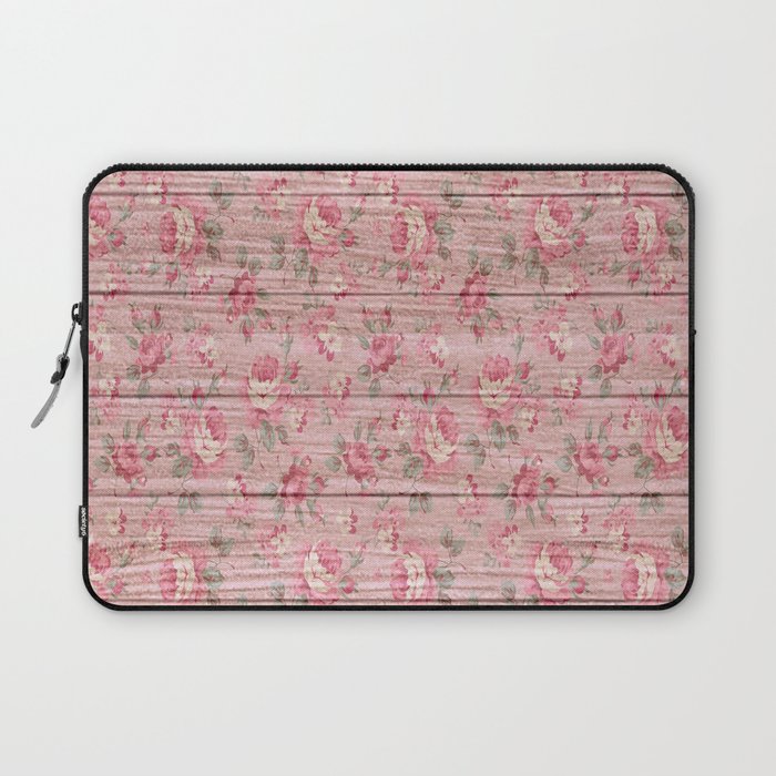 Flower on Wood Collection #1 Laptop Sleeve