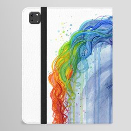 Magical Rainbow Unicorn iPad Folio Case