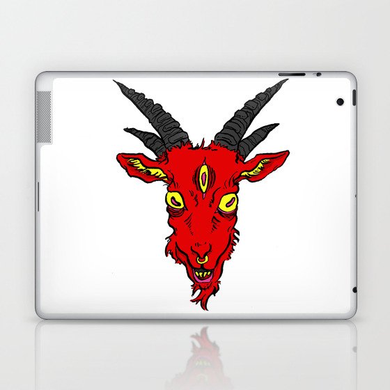 Red Devil Goat Laptop & iPad Skin