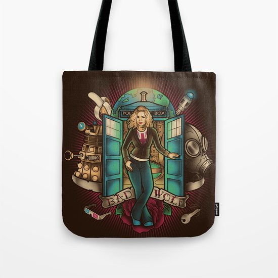 I am the Bad Wolf Tote Bag