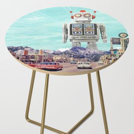Robot in Town Side Table