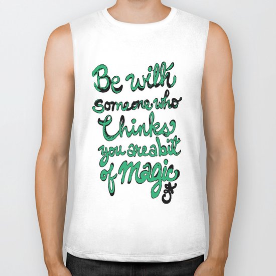 Be With Someone Envious Biker Tank