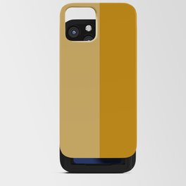 Half Mustard iPhone Card Case