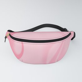Pink Liquid Swirl Abstract Fanny Pack