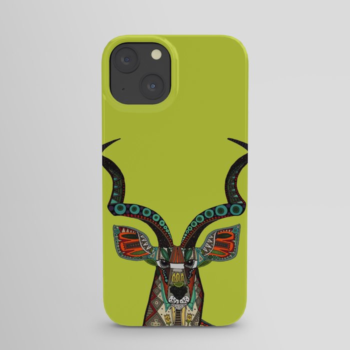 antelope chartreuse iPhone Case