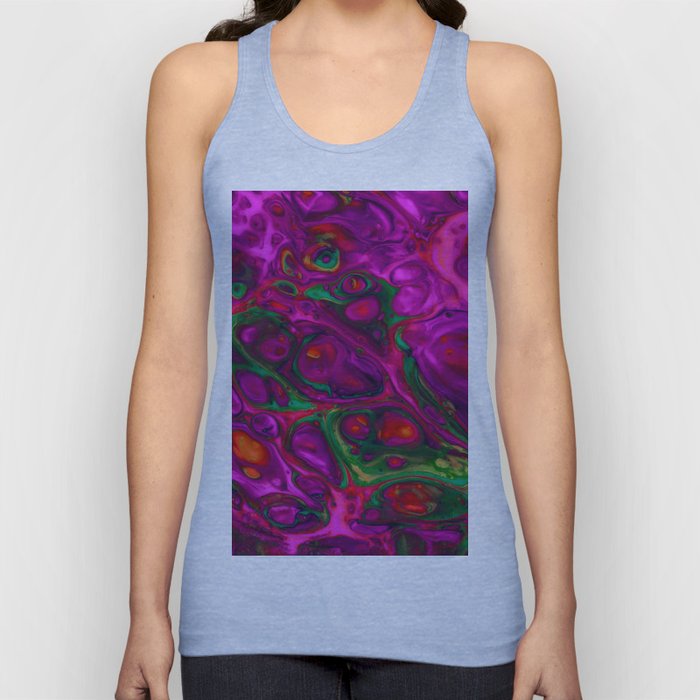 Explosion in pink and green colors Tank Top