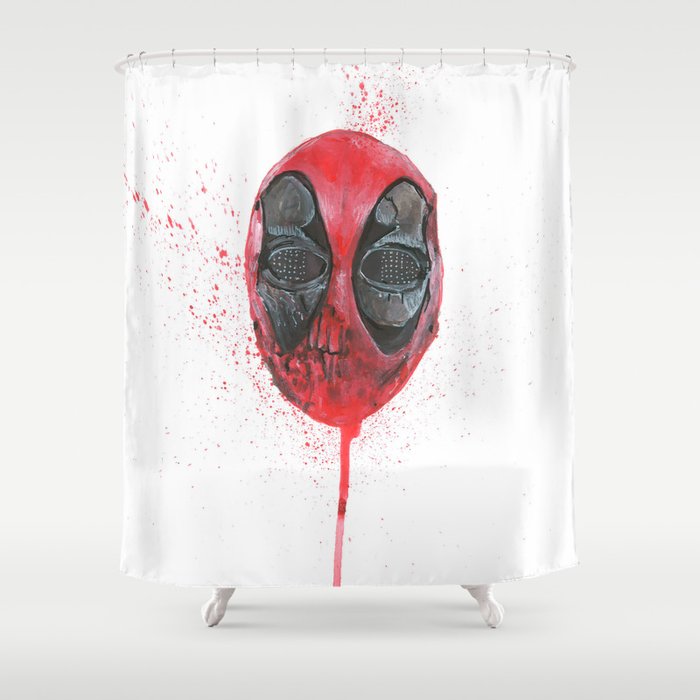 The Emptiness of Masks - Dead pool Shower Curtain