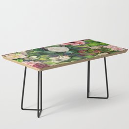 Floral dream grey white beautiful pattern  Coffee Table