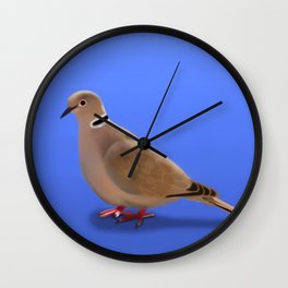 Oklahoma Screech Dove Wall Clock