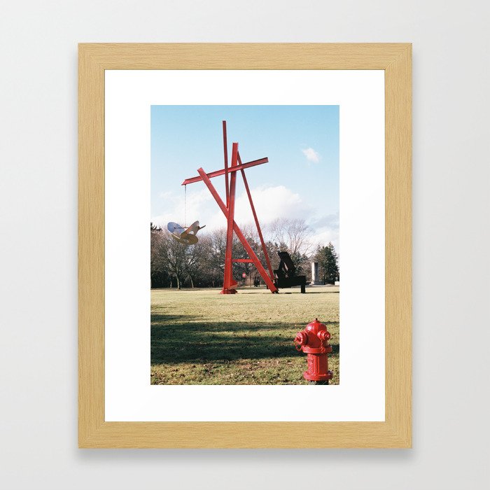 Abstract Park Framed Art Print