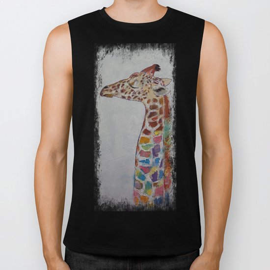 Giraffe Biker Tank