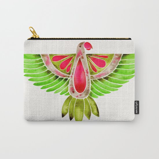 Lovebird Parrot Carry-All Pouch