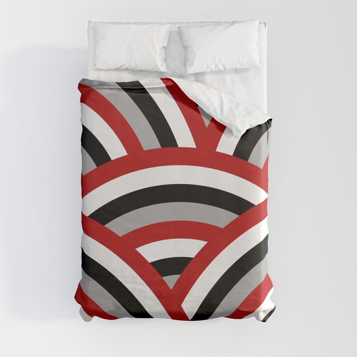 Colorful lines Duvet Cover