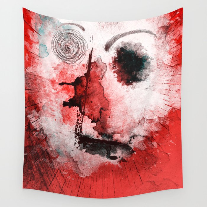 Abstract best sale face tapestry