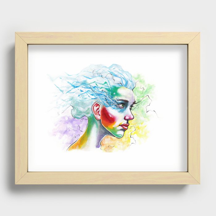 Portrait One Recessed Framed Print