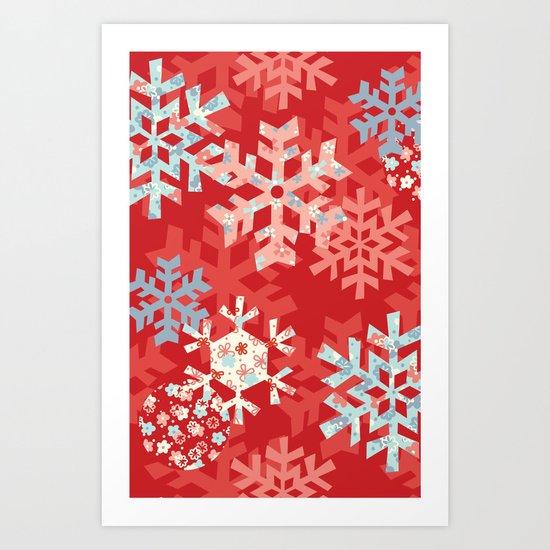 Snowflake Dream Art Print