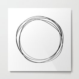 Circle of Life Metal Print | Simplebutelegant, Abstract, Beach, Dynamicdesign, Abstractandunique, Circule, White, Ocean, Squares, Black 
