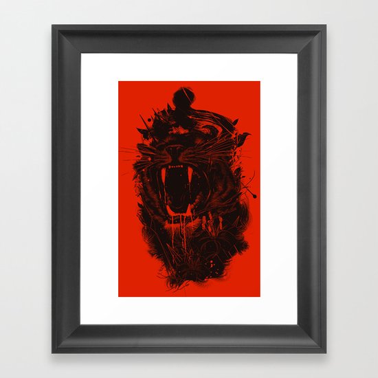 The King Framed Art Print