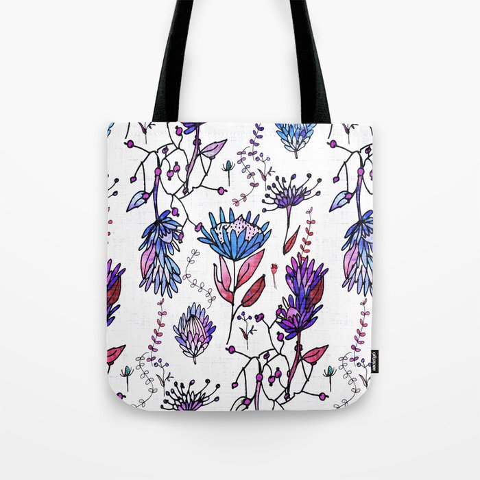 Protea Flower Lilac #homedecor Tote Bag