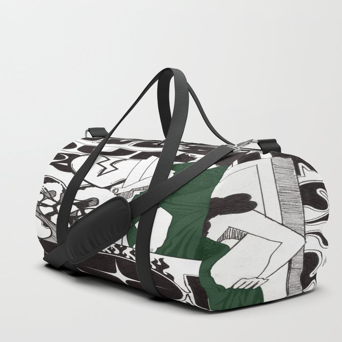 Green Dress Duffle Bag