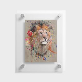 Lion  Floating Acrylic Print