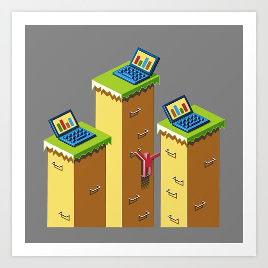 Platforms Art Print