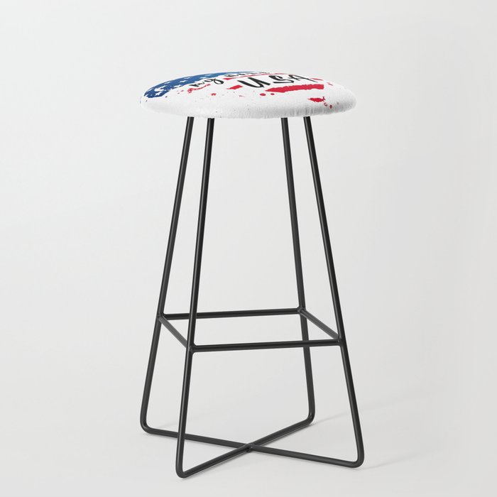 The Heart of America  Bar Stool