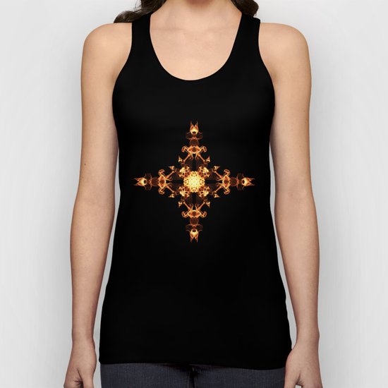Fire Cross Unisex Tank Top