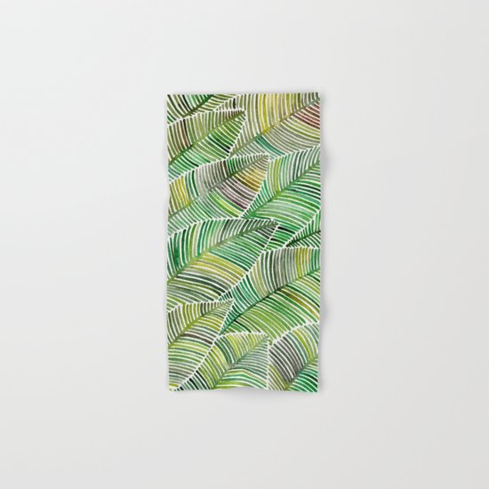 Tropical Green Hand & Bath Towel