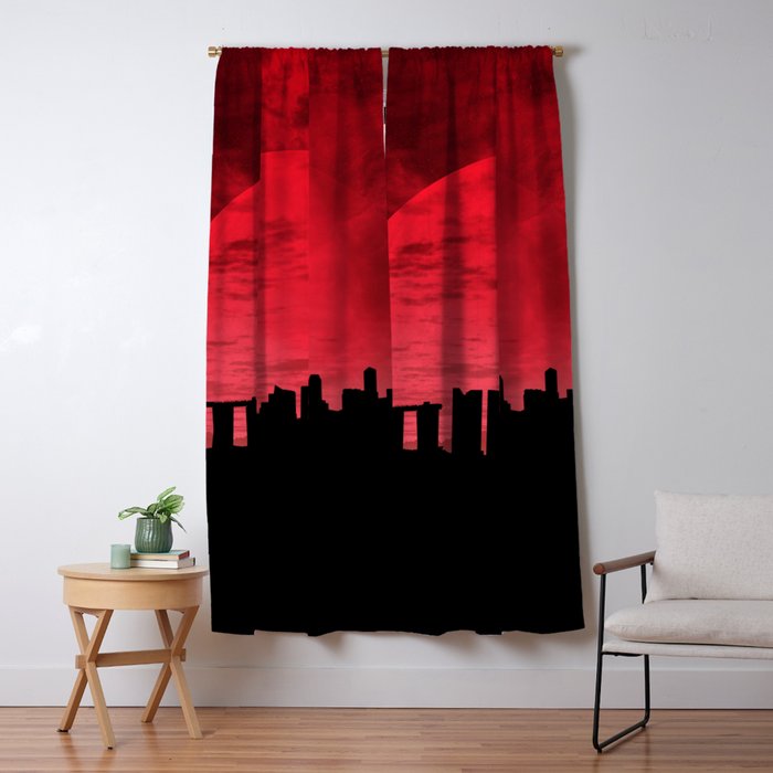 Singapore Blackout Curtain By Homelivingco Society6