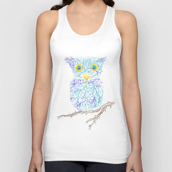 Fantasy Owl Unisex Tank Top