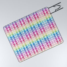 Tie Dye Rainbow Picnic Blanket