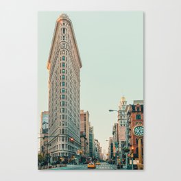 Flatiron at Sunrise - New York City, Architecture, Travel Photography Canvas Print