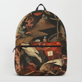 Hieronymus Bosch moral fantasy Backpack