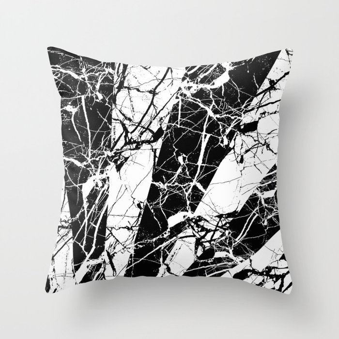 Black and white online textured pillows