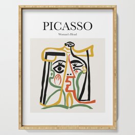 Picasso - Woman's Head Serving Tray