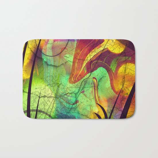Opalescent Alien View Bath Mat