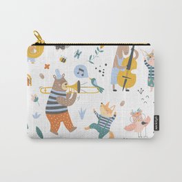 Colorful cartoon style musical Animals 2  Carry-All Pouch