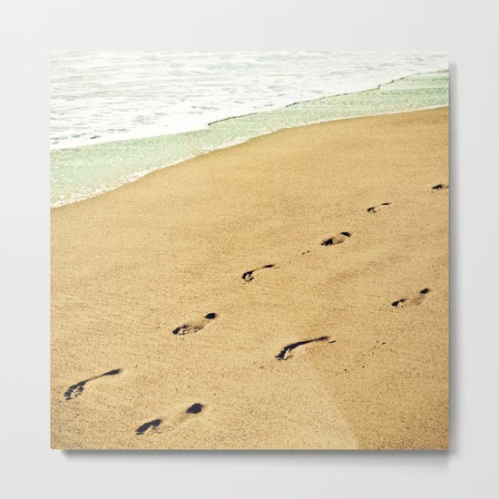 Footprints Metal Print