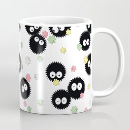 Cute Soot Sprites with Candy Mug