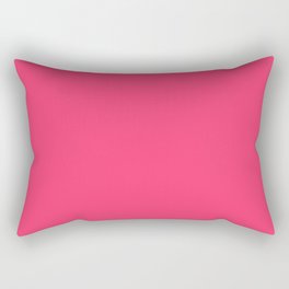 Bee Balm Pink Rectangular Pillow