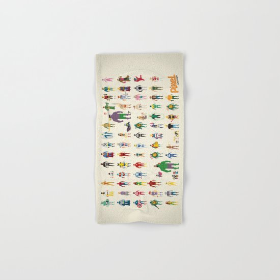 Pixel Nostalgia Hand & Bath Towel