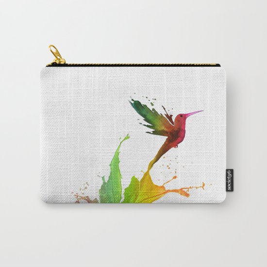 Humming Bird Colors Carry-All Pouch