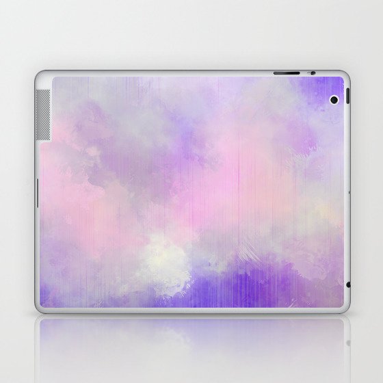 Abstract in pink purple Laptop & iPad Skin