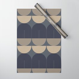 Abstraction_GEOMETRIC_SHAPE_BALANCE_GREY_LOVE_POP_ART_0414A Wrapping Paper