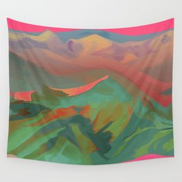Pink Valley Wall Tapestry
